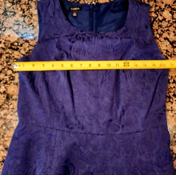 TALBOTS | Classic Blue Sleeveless Dress | Size 6 - Picture 9 of 10